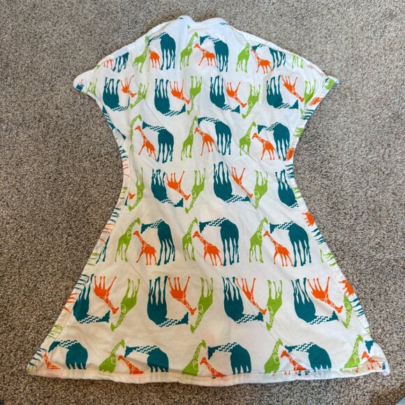 Zipadee-Zip Swaddle Transition Sleepsuit, Sleep sack, Size XS 3-6 month  Giraffe - Picture 7 of 7